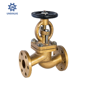 Marine Flanged Bronze Globe Valve GB/T587-2008 A/AS Straight Type