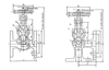 Βαλβίδα διακοπής φλάντζας Marine PN1,6 Mpa, Bronze, HDMV13-00